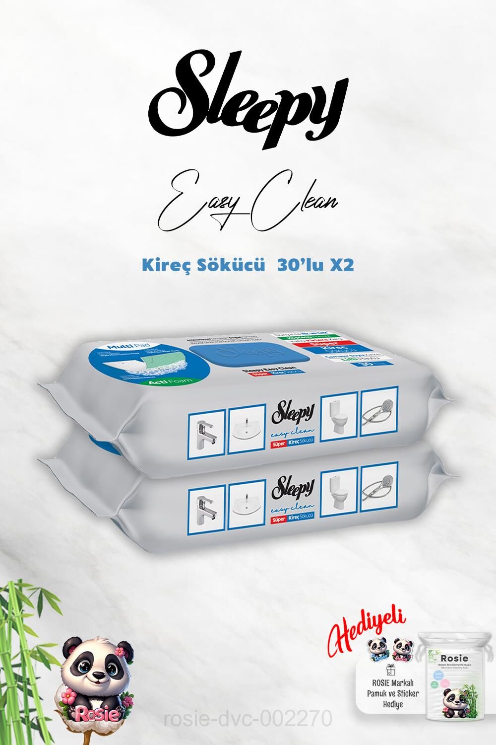 Sleepy Kireç Sökücü 30'lu X 2 ve Rosie Hediye