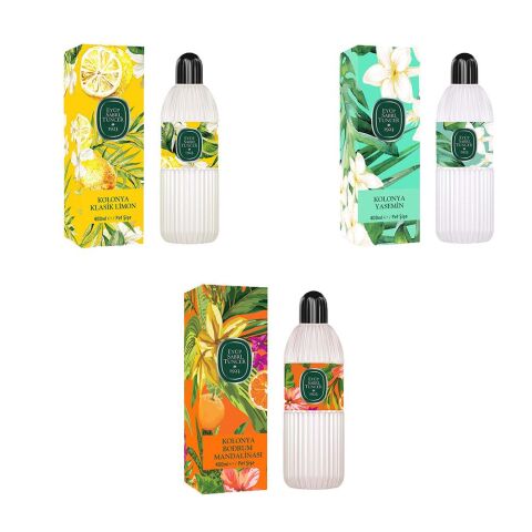 Eyüp Sabri Tuncer Kolonya Bodrum Mandalinası, Klasik Limon ve Yasemin