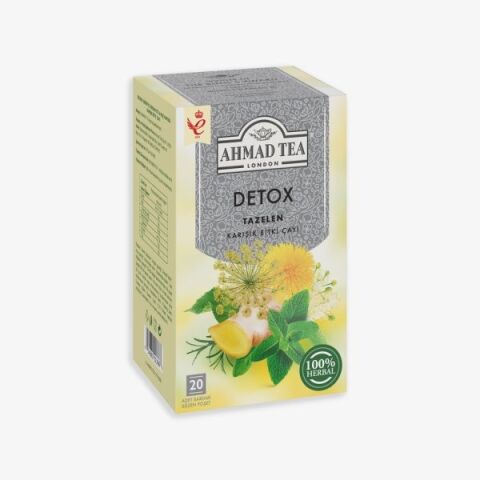 AHMAD TEA Detox Tea 20’li Poşet Çay