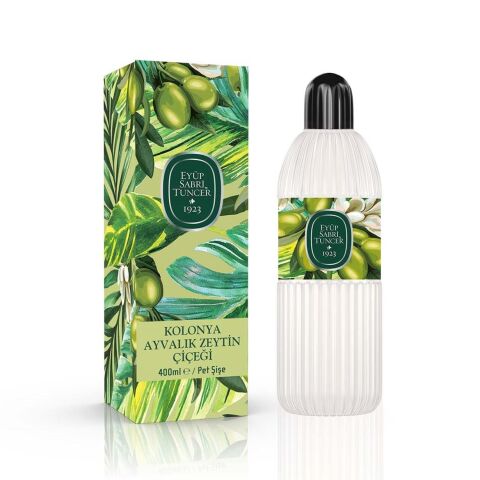 Eyüp Sabri Tuncer Ayvalık Zeytin Çiçeği Kolonyası Cam Şişe 400 ML