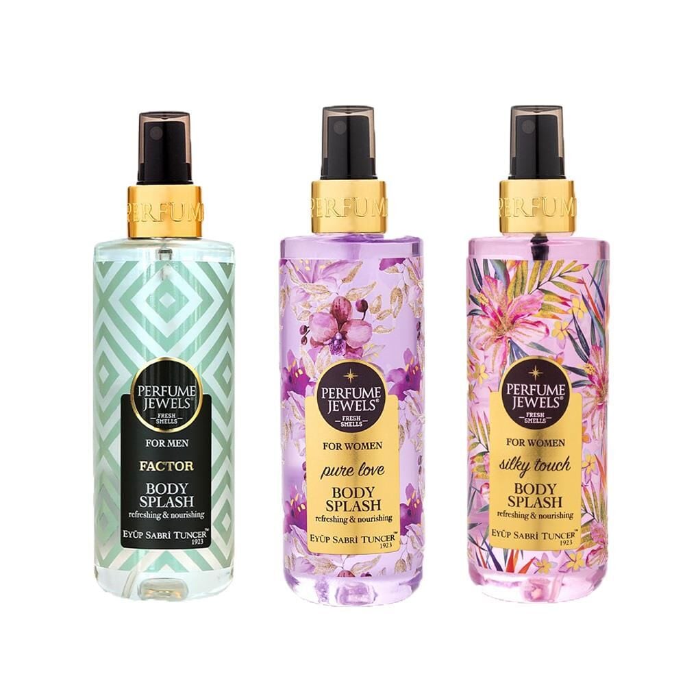 Eyüp Sabri Tuncer Vücut Spreyi Pure, Factor ve Silky Touch
