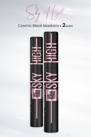 Maybelline New York Maskara Sky High Cosmic Black x 2 Adet