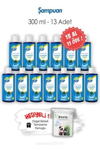 Turmepa Şampuan 13 AL 11 ÖDE 300 ML ve ROSIE