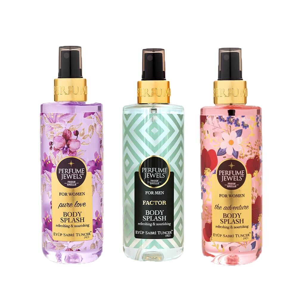 Eyüp Sabri Tuncer Vücut Spreyi Pure Love, Factor ve The Adventure