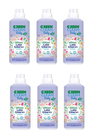 Green Clean Baby Bitkisel Leke Çıkarıcı 1000 Ml 6'lı