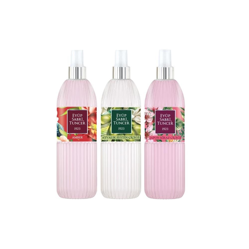 Eyüp Sabri Tuncer Amber, Ayvalık Zeytin Çiçeği ve Japon Kiraz Sprey Kolonyası 150 ml