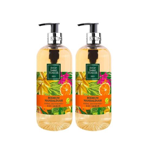 EST Bodrum Mandalinası Doğal Zeytinyağlı Sıvı Sabun 500ML x 2