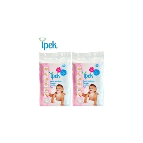 İpek Bebek Temizleme Pamuğu 120 Adet 2 x 60