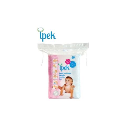 İpek Bebek Temizleme Pamuğu 120 Adet 2 x 60