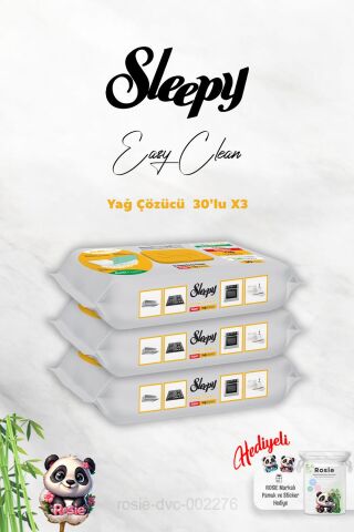 Yağ çözücü Sleepy 30'lu X 3 ve Rosie Hediye