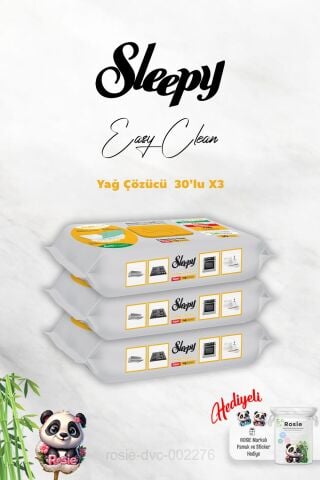 Yağ çözücü Sleepy 30'lu X 3 ve Rosie Hediye