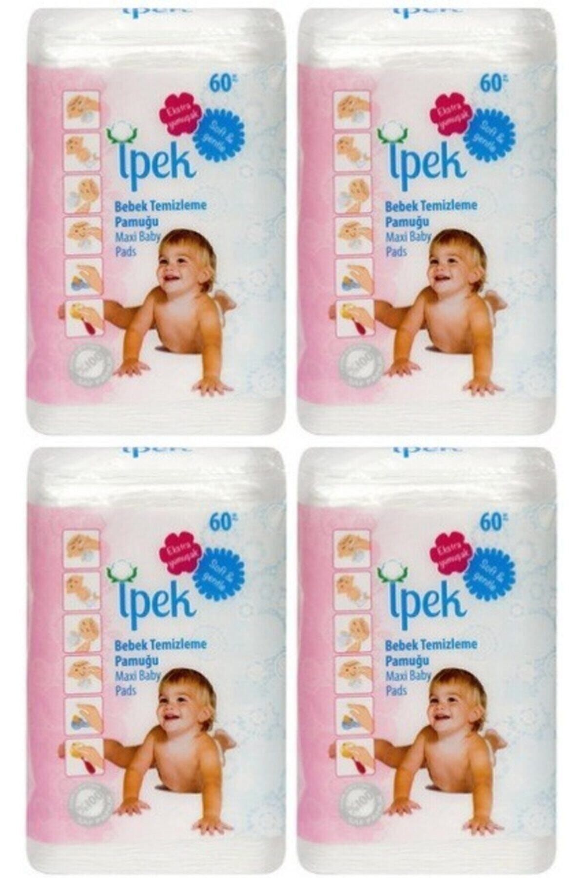 İpek Maxi Bebek Temizleme Pamugu 60 Li 4 Adet
