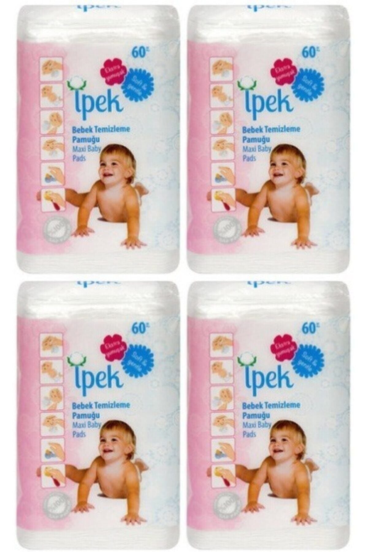 İpek Maxi Bebek Temizleme Pamugu 60 Li 4 Adet