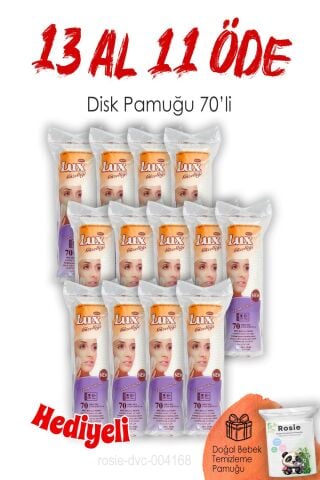 13 AL 11 ÖDE Lux Disk Makyaj Pamuğu 70'li ve ROSIE