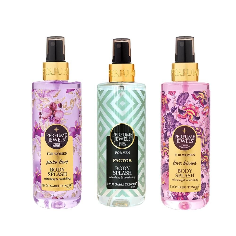 Eyüp Sabri Tuncer Vücut Spreyi Pure Love, Factor ve Love Kisses