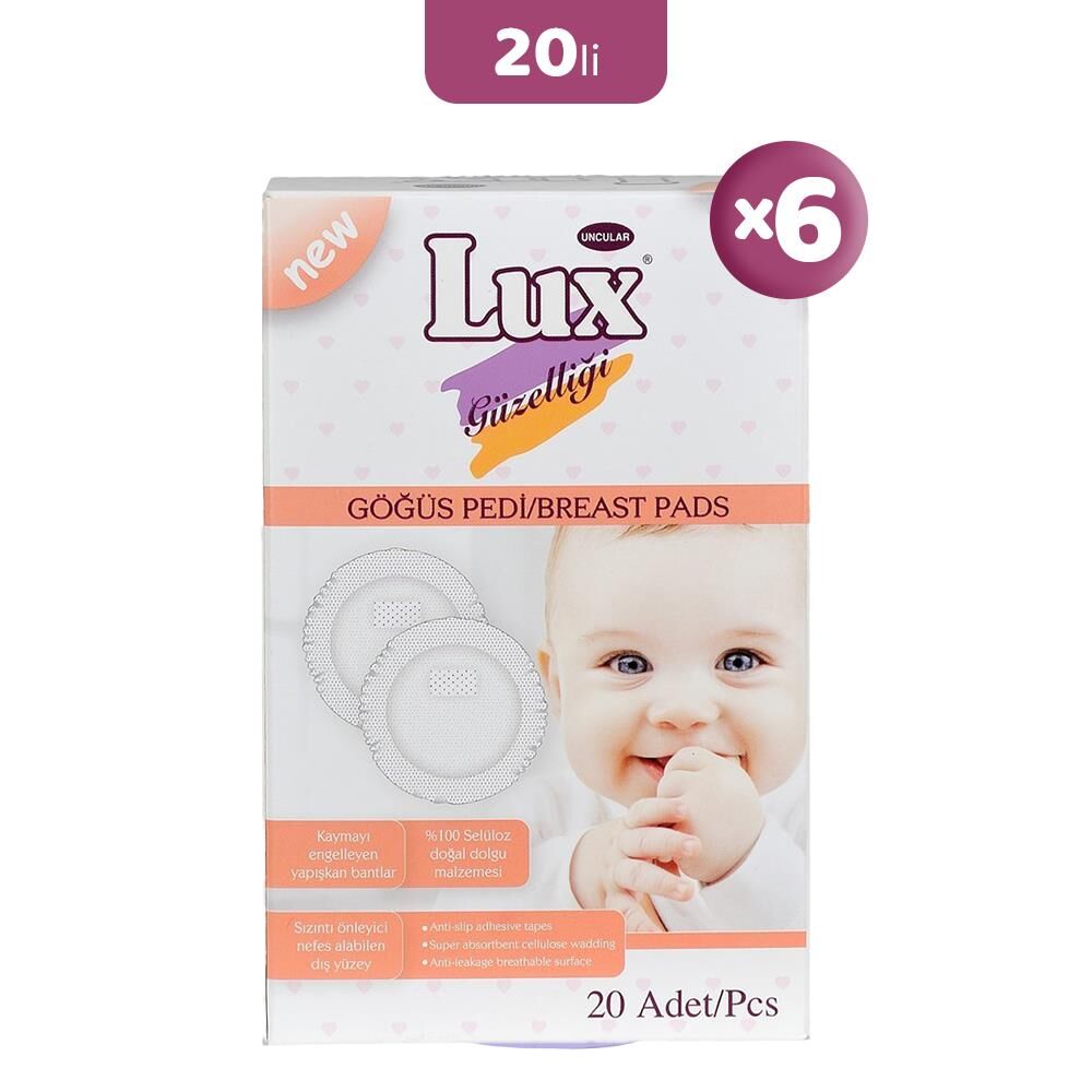 Lux Göğüs Pedi 20' li x 6
