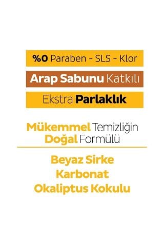 Sleepy Easy Clean Arap Sabunu Katkılı Yüzey Temizlik Havlusu 100' lü x 3 Adet