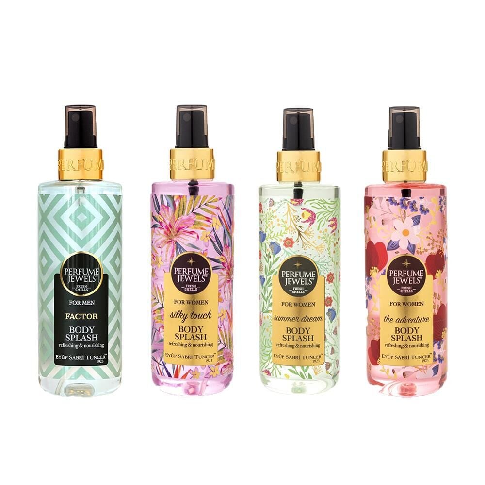 Eyüp Sabri Tuncer Vücut Spreyi Factor, Silky Touch, Summer Dream ve The Adventure