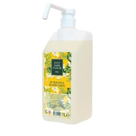 Eyüp Sabri Tuncer Limon Kolonyası 80° 1lt Sprey Başlıklı