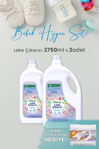Green Clean Baby Leke Çıkarıcı 2.75 L x 2 Adet ve Hediyeli