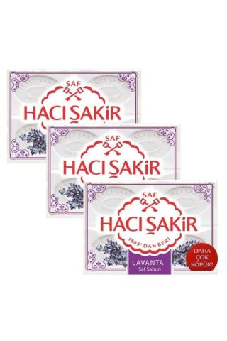 Hacı Şakir Lavanta Kalıp Sabun 4x150gr X 3 Adet