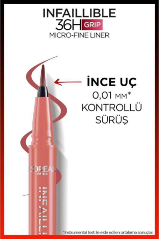 3 Adet Loreal Paris Infaillible Grip Eyeliner 03 Ancient Rose ve ROSIE