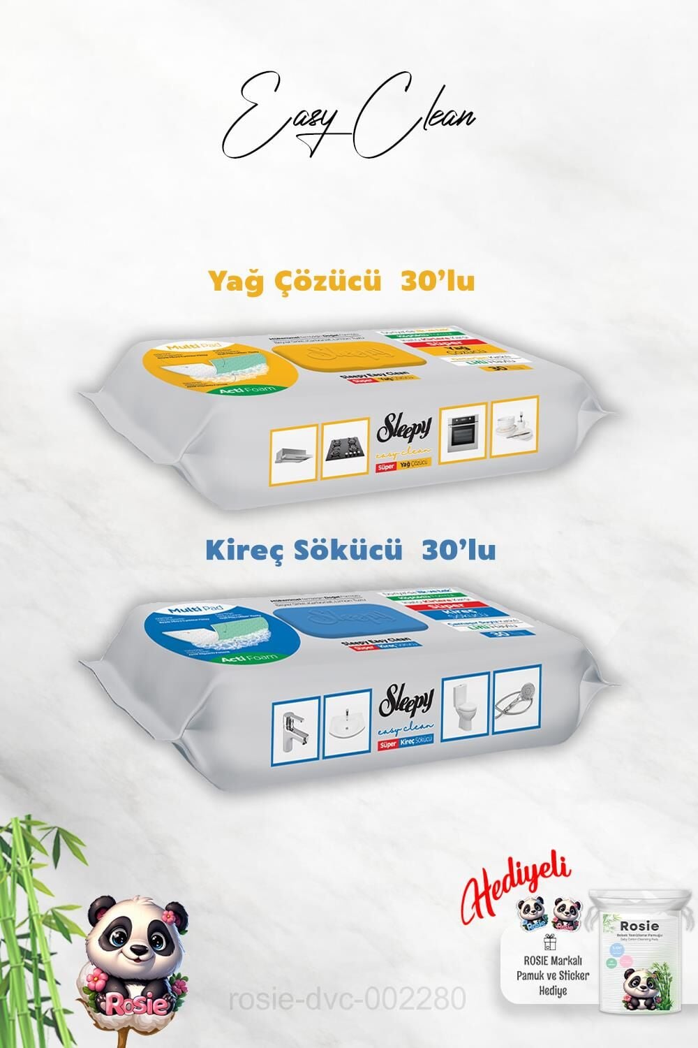 Sleepy Kireç Sökücü, Yağ Çözücü 30'lu ve Rosie Hediye
