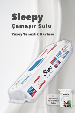 Sleepy Mopa Uyumlu Çamaşır Sulu Havlu 4XL ve ROSIE