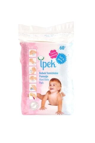İpek Bebek Temizleme Pamuğu 180 Adet