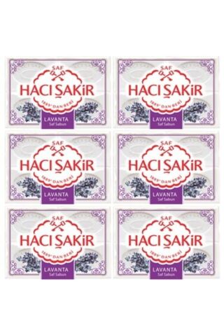 Hacı Şakir Lavanta Banyo Sabunu 600 gr 6 Adet