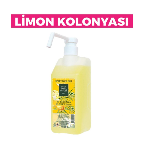 Eyüp Sabri Tuncer Klasik Limon Kolonyası Sprey Başlıklı 1 lt