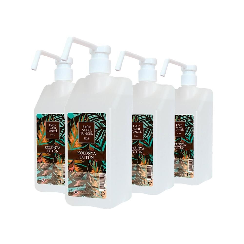 Eyüp Sabri Tuncer Tütün Kolonyası Sprey Başlıklı 1 lt x 4
