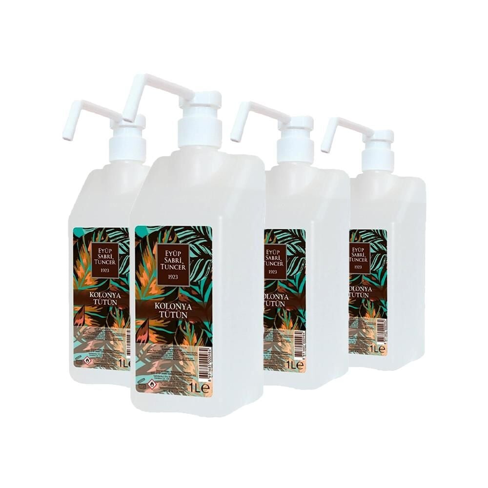 Eyüp Sabri Tuncer Tütün Kolonyası Sprey Başlıklı 1 lt x 4