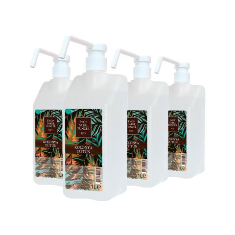 Eyüp Sabri Tuncer Tütün Kolonyası Sprey Başlıklı 1 lt x 4