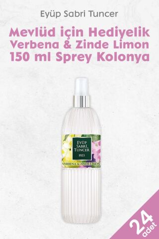 Eyüp Sabri Tuncer Verbena & Zinde Limon Kolonyası 150 ml x 24 adet