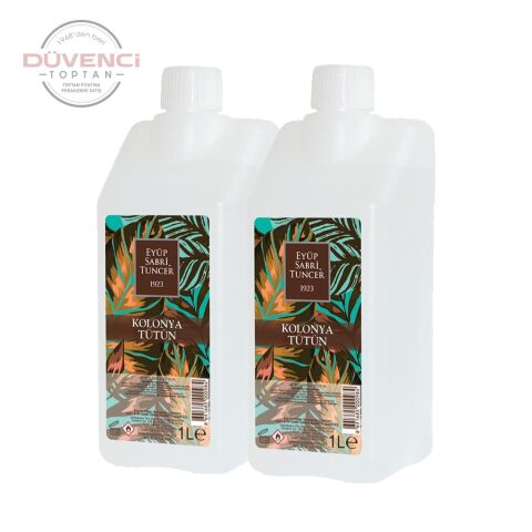 Eyüp Sabri Tuncer Tütün Kolonyası Yedek Şişe 1 Litre x 2 Adet