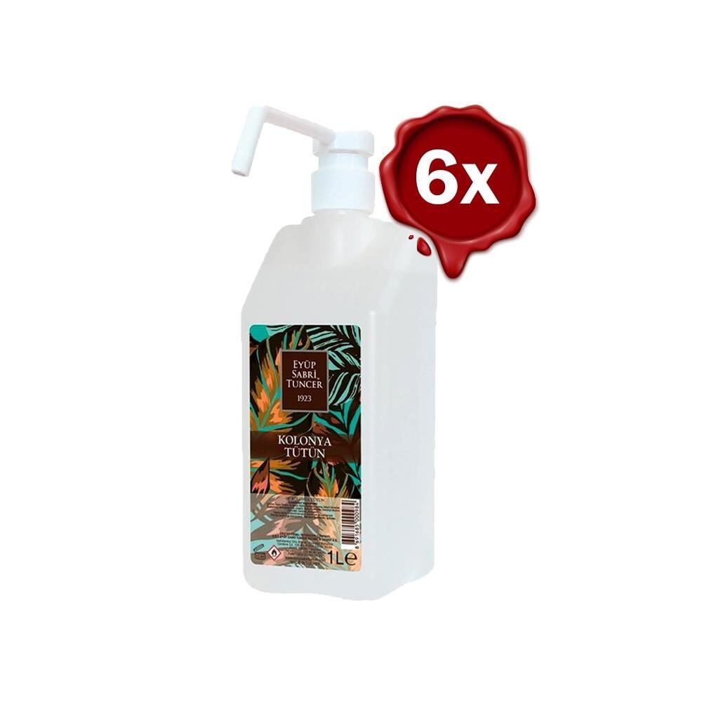 Eyüp Sabri Tuncer Tütün Kolonyası Sprey Başlıklı 1 lt x 6