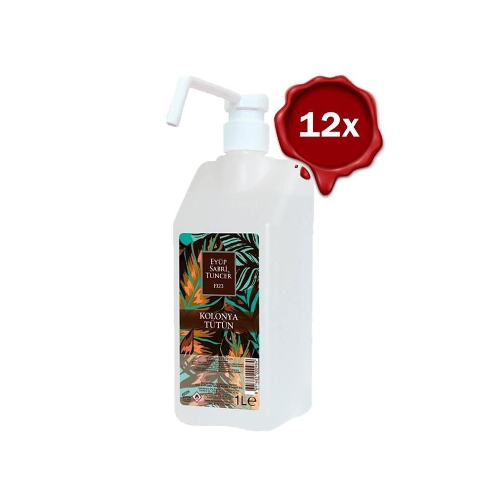 Eyüp Sabri Tuncer Tütün Kolonyası Sprey Başlıklı 1 lt x 12