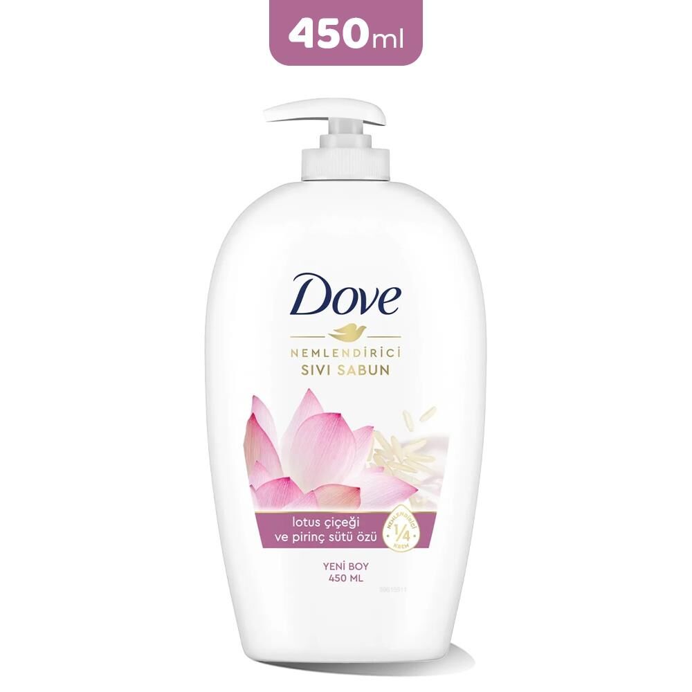 Dove Lotus Çiçeği ve Pirinç Sütü Sıvı Sabun 450 ml