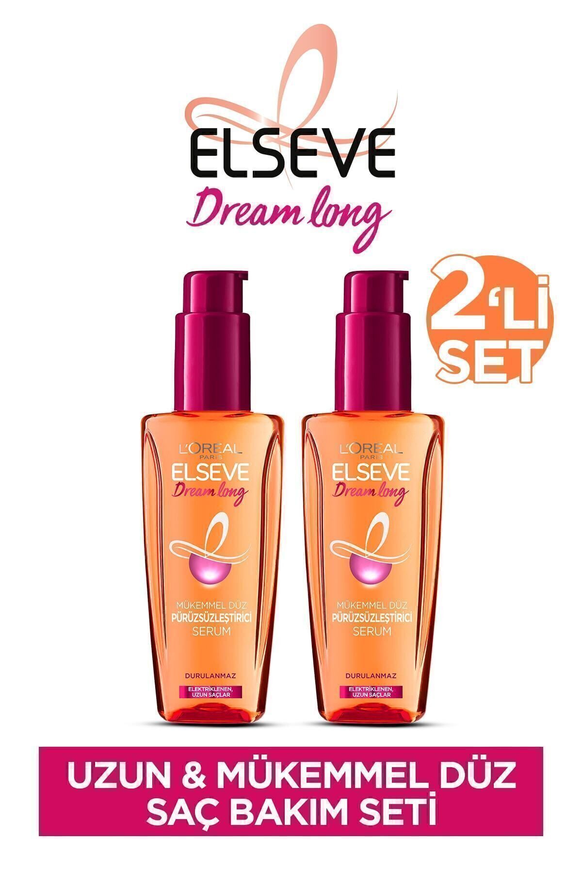 Dream Long Mükemmel Düz Pürüzsüzleştirici Serum 2'li