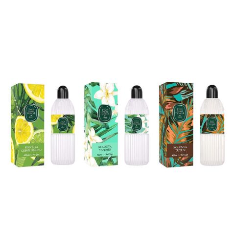 Eyüp Sabri Tuncer Kolonya Çeşme Limonu, Yasemin ve Tütün Pet Şişe 400 ml