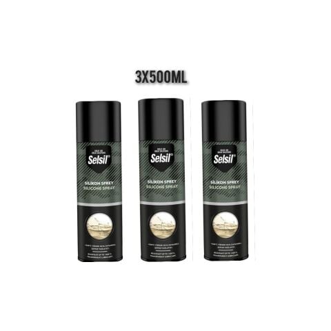 Selsil Silikon Sprey 3 x 500 ml