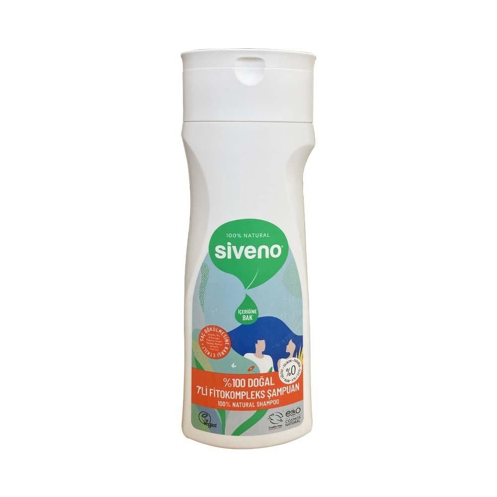 Siveno %100 Doğal Şampuan 7’li Fitoterapi Kompleksi 300 ml