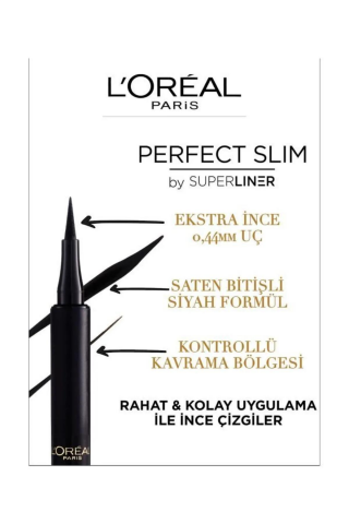 3 Adet Loreal Paris Perfect Slim Eyeliner Siyah ve ROSIE Pamuk