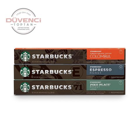 Düvenci Toptan Starbucks Kapsül Kahve Seti 3' lü