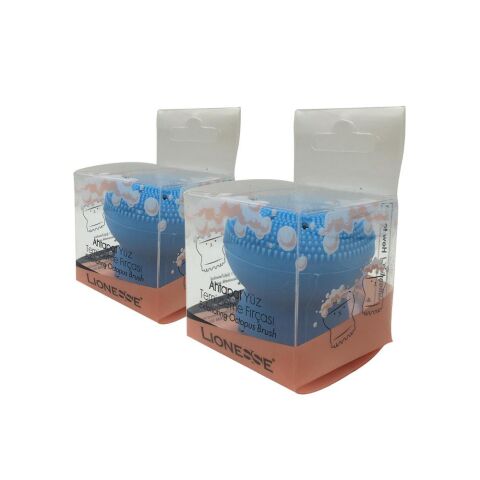 Tarko Lionesse Ahtapot Yüz Temizleme Fırçası - Mavi x 2