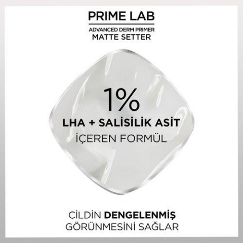 3 Adet Loreal Paris Prime Lab 24H Matlaştırıcı Makyaj Bazı ve ROSIE Pamuk