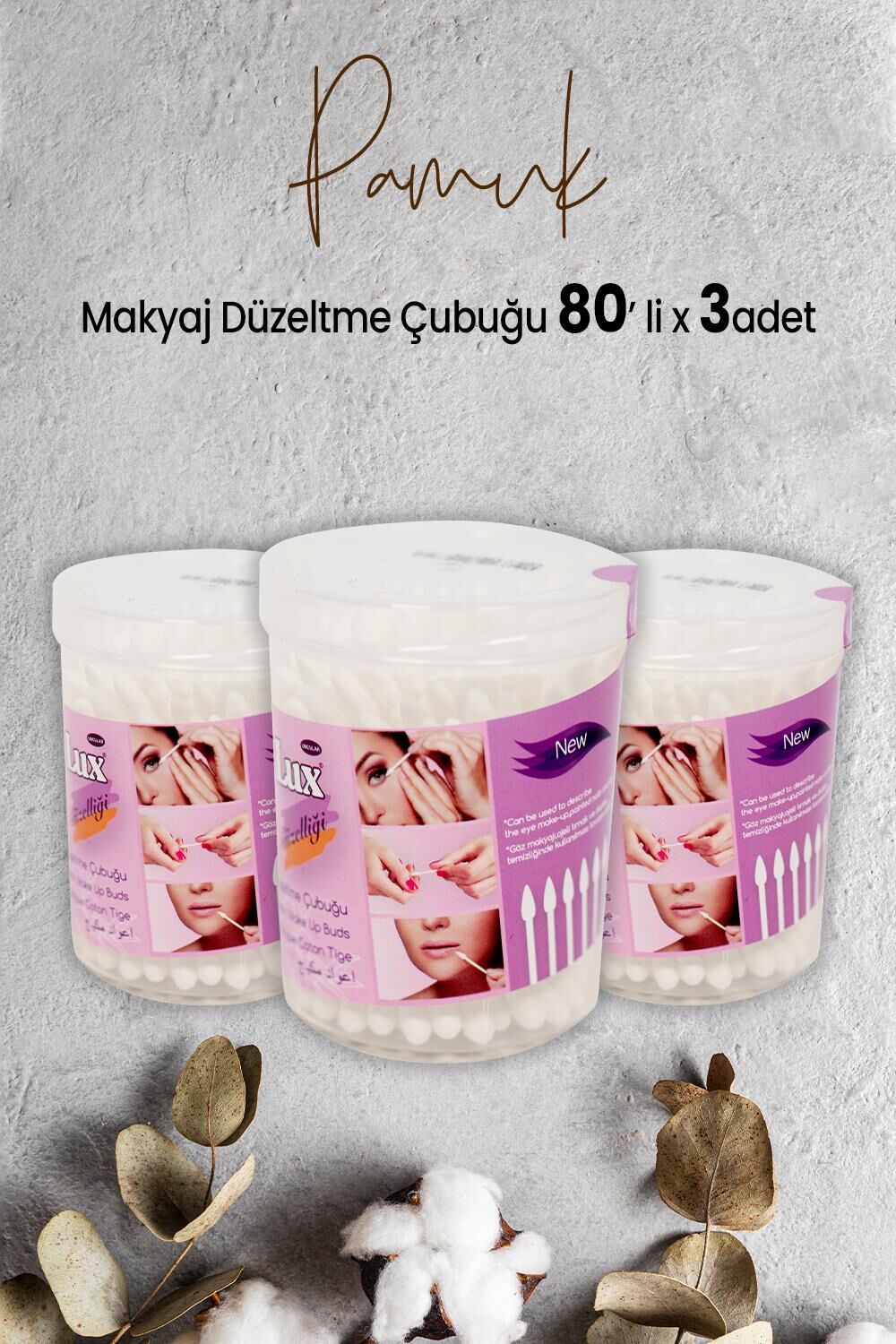 Lux Makyaj Düzeltme Çubuğu 80' li x 3 Adet