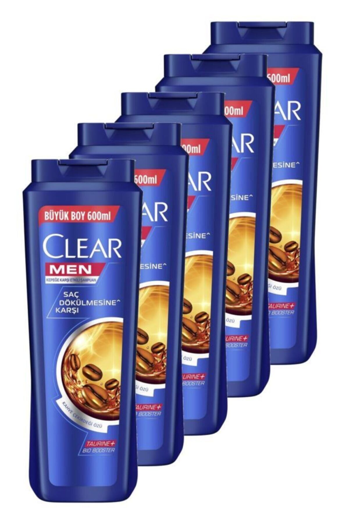 Clear Men Saç Dökülmesine Karşı Şampuan 600 ML x 5 Adet