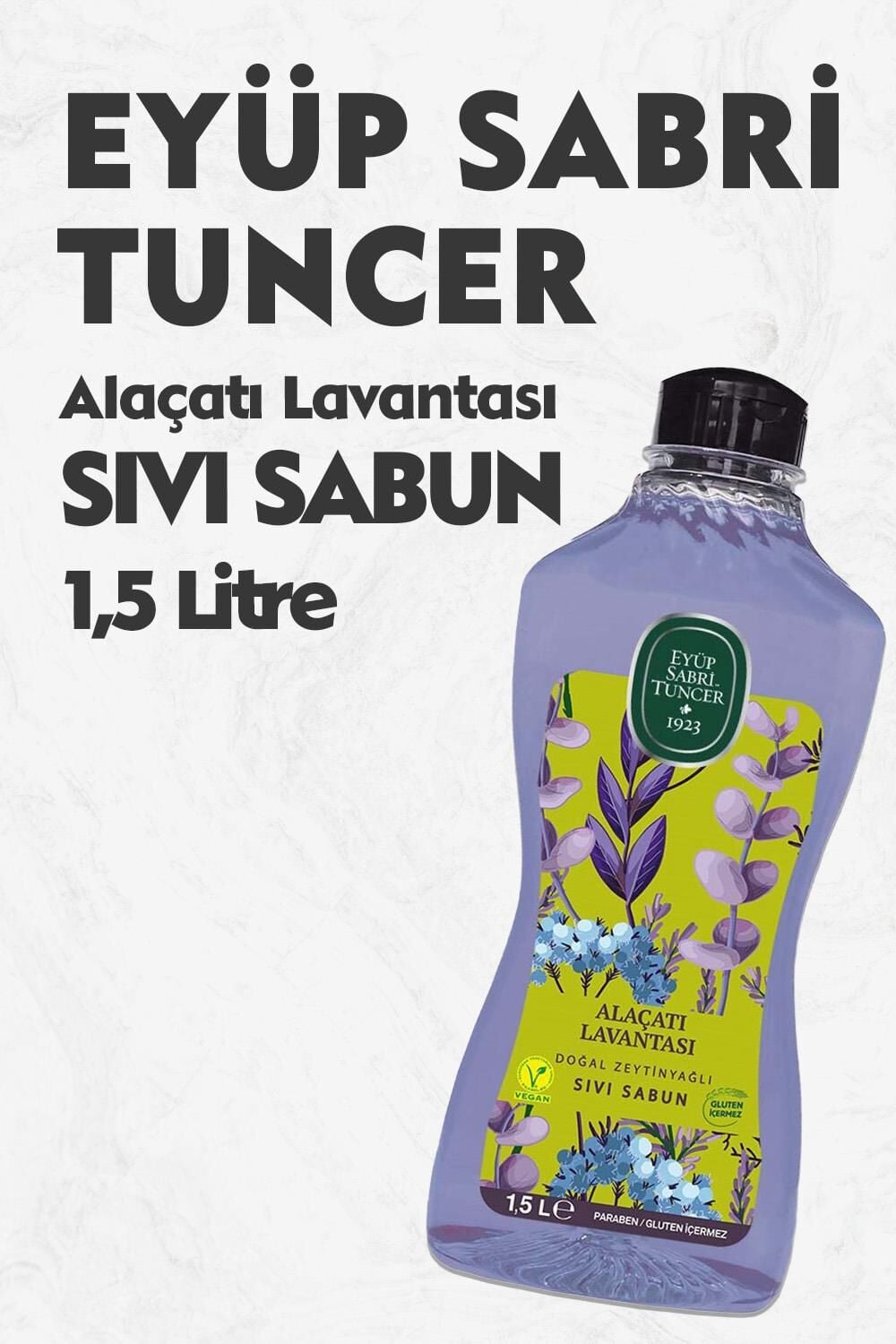 Eyüp Sabri Tuncer Alaçatı Lavantası Sıvı Sabun 1500 ml